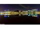 Tempe Town Lake and city skyline at night at 140 E Rio Salado Pkwy # 1205, Tempe, AZ 85281