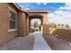 Covered walkway leading to the front entrance of the house at 14353 W Ventura St, Surprise, AZ 85379