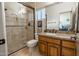 Bathroom boasts granite vanity, large shower, and updated fixtures at 14521 E Desert Vista Trl, Scottsdale, AZ 85262