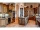 Gourmet kitchen with ample cabinetry, granite counters, and island at 14521 E Desert Vista Trl, Scottsdale, AZ 85262