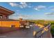 Private rooftop deck with seating area and stunning views at 14521 E Desert Vista Trl, Scottsdale, AZ 85262