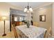 Bright dining room with a floral tablecloth and chandelier at 16225 N 22Nd Dr, Phoenix, AZ 85023