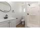 Updated bathroom with walk-in shower and vanity at 1743 W Verde Ln, Phoenix, AZ 85015