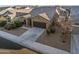 Aerial view of house and front yard at 20249 W Woodlands Ave, Buckeye, AZ 85326