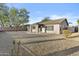 View of the home's backyard and patio area at 2171 S Portland Ave, Gilbert, AZ 85295