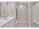 Modern bathroom with double vanity and shower at 2562 N Abbey Rd, Casa Grande, AZ 85122