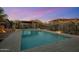 Inviting community pool and spa area with lounge chairs at 26698 N 104Th Way, Scottsdale, AZ 85262