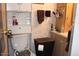 Bathroom with toilet, sink, and storage at 306 S Recker Rd # 267, Mesa, AZ 85206