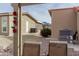 Backyard view from under covered patio at 3301 S Goldfield Rd # 5027, Apache Junction, AZ 85119