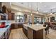 Island kitchen with granite countertops and stainless steel appliances at 34709 N 48Th St, Cave Creek, AZ 85331