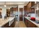 Modern kitchen featuring a farmhouse sink and custom cabinetry at 34709 N 48Th St, Cave Creek, AZ 85331