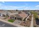 Aerial view of single-story home with front yard at 37029 N Andravida Dr, San Tan Valley, AZ 85140