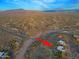 Aerial view of property location, highlighting its position within the community and surrounding landscape at 38844 N Spur Cross Rd, Cave Creek, AZ 85331