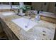 Elegant bathroom with double vanity and granite countertops at 38844 N Spur Cross Rd, Cave Creek, AZ 85331