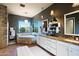 Spacious bathroom featuring a double vanity and a corner soaking tub at 38844 N Spur Cross Rd, Cave Creek, AZ 85331