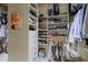 Well-organized closet with ample shelving and hanging space at 38844 N Spur Cross Rd, Cave Creek, AZ 85331