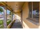 Covered walkway leading to the front entrance of the house at 5452 E University Dr, Mesa, AZ 85205