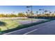 Outdoor tennis courts with seating area at 5609 W Posse Dr, Eloy, AZ 85131