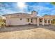 Backyard view of house with covered patio at 6634 E Preston St, Mesa, AZ 85215