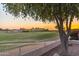 Scenic view of the community golf course from backyard at 7227 E Texas Ebony Dr, Gold Canyon, AZ 85118