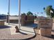 Veterans Memorial with Fountain of the Sun Garden sign at 7911 E Desert Trl, Mesa, AZ 85208