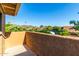 Private patio with mountain views at 921 E Becker Ln, Phoenix, AZ 85020