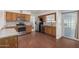 View of kitchen with stainless steel appliances and granite countertops at 955 N Jay St, Chandler, AZ 85225