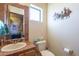 Clean bathroom with tile flooring and a modern vanity at 9823 E Dead Sure Pl, Gold Canyon, AZ 85118