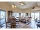 Casual breakfast nook with seating area and views at 9823 E Dead Sure Pl, Gold Canyon, AZ 85118