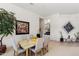 Casual dining area with light and airy atmosphere at 11691 E Turquoise Ave, Scottsdale, AZ 85259