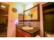 Clean bathroom with granite countertop, modern sink and mirror at 17241 N 16Th Dr # 10, Phoenix, AZ 85023