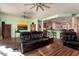 Open living space with a view into the kitchen area at 20089 N 263Rd Dr, Buckeye, AZ 85396