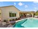 Backyard swimming pool with covered patio at 20369 N 272Nd Ave, Buckeye, AZ 85396