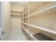 Spacious pantry with ample shelving for optimal organization and storage at 20369 N 272Nd Ave, Buckeye, AZ 85396