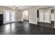 Bright office space with a large desk and built-in storage at 22174 E Creekside Dr, Queen Creek, AZ 85142