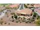 Aerial view of a home with a backyard and a golf course nearby at 26702 W Sierra Pinta Dr, Buckeye, AZ 85396