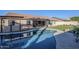 Resort-style pool with patio and backyard access at 3121 E Hackamore St, Mesa, AZ 85213