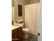 Bathroom with shower/tub combo and updated fixtures at 34696 N Barzona Trl, San Tan Valley, AZ 85143