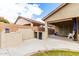 Outdoor kitchen with built-in grill and sink at 34696 N Barzona Trl, San Tan Valley, AZ 85143