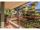 Spacious balcony with a view of the building and landscaping at 7131 E Rancho Vista Dr # 3002, Scottsdale, AZ 85251