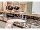 Elegant bathroom with marble countertops and double sinks at 7131 E Rancho Vista Dr # 3002, Scottsdale, AZ 85251
