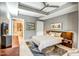 Bedroom with ensuite bathroom and city views at 7131 E Rancho Vista Dr # 3002, Scottsdale, AZ 85251