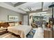 Spacious bedroom with large windows and private balcony at 7131 E Rancho Vista Dr # 3002, Scottsdale, AZ 85251
