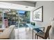 Small dining area with glass table and modern chairs at 7131 E Rancho Vista Dr # 3002, Scottsdale, AZ 85251
