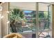 Private patio with seating and views of the complex at 7131 E Rancho Vista Dr # 3002, Scottsdale, AZ 85251
