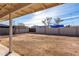 Backyard view from under covered patio at 1061 W 5Th St, Mesa, AZ 85201