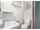 Clean bathroom with updated vanity and shower at 1061 W 5Th St, Mesa, AZ 85201