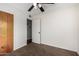 Bedroom with double door closet and carpet at 1061 W 5Th St, Mesa, AZ 85201