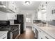 Bright kitchen with white cabinets and modern appliances at 1061 W 5Th St, Mesa, AZ 85201