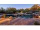 Relaxing pool and spa area with desert landscaping at 26325 N 107Th Way, Scottsdale, AZ 85255